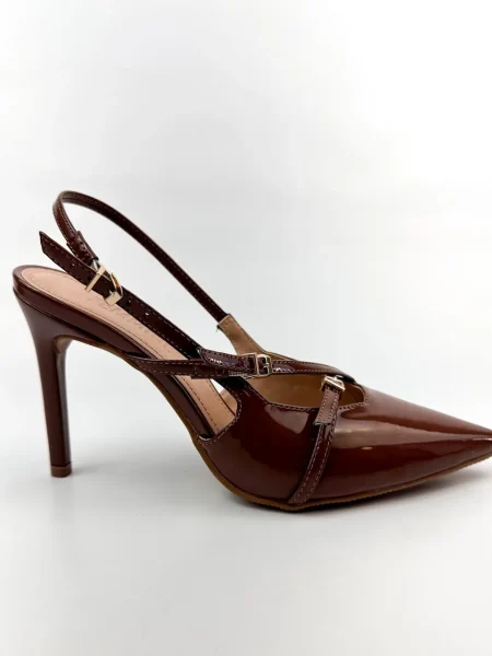 Sapato Malu Slingback Alto Terra