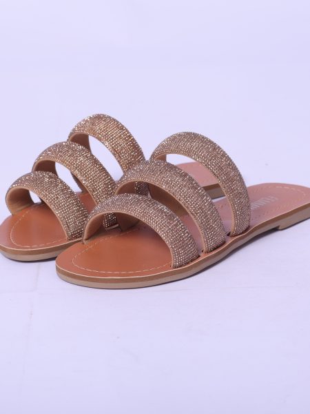 Rasteira Feminina Brilhos Helena Bronze