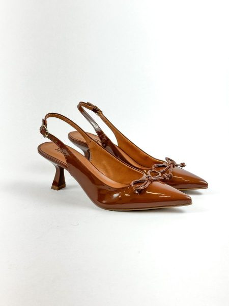 Nolita - Scarpin Feminino Verniz Marrom