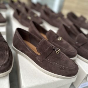 Loro - Mocassim Camurça marrom