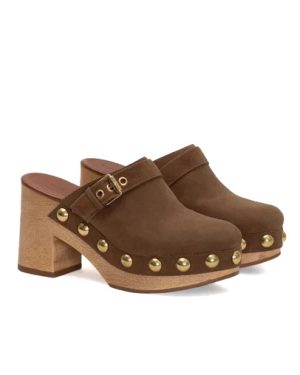 Bella - Clog Feminino Caramelo