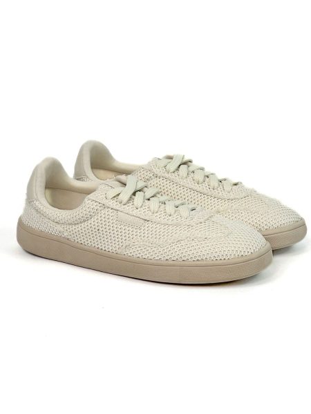 Zuchi - Tênis Casual Cabedal Tricô Off