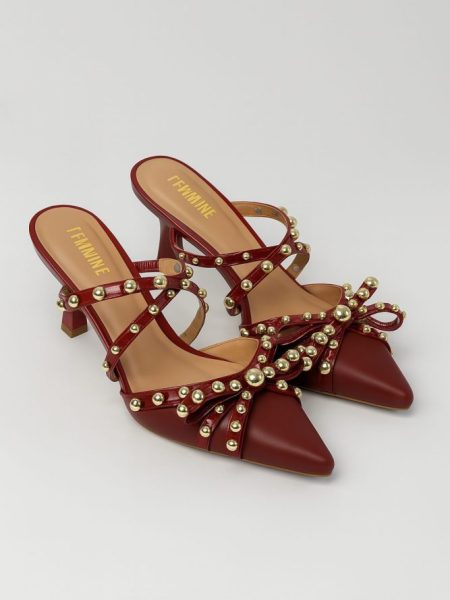 Jessi - Mule Kitten Heels Malbec
