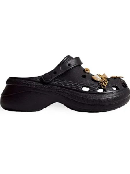 Mica - Chinelo Babuche Feminino com Pins Preto