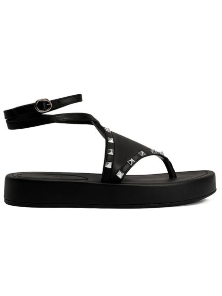 Sandália Flatform Búzios Spikes Preta