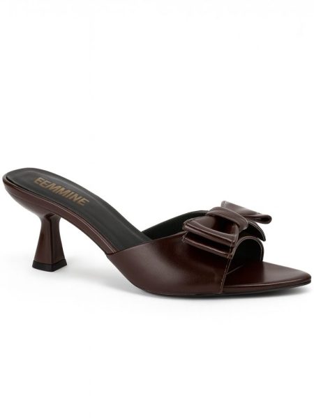 Tamanco Feminino Laço Confortável Salto Baixo Ashley