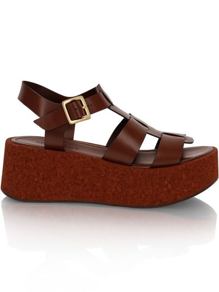 Sandália Plataforma Salto Cortiça Any