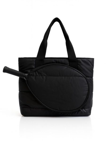 Bolsa Beach Tênis Play Preta com Raqueteira