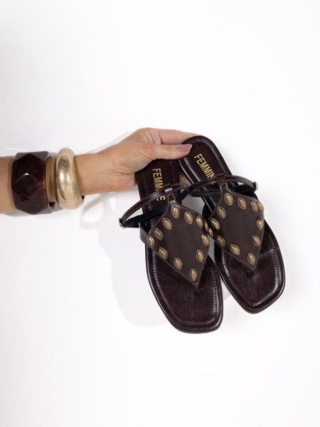 Sandália Rasteira Boho Silvia