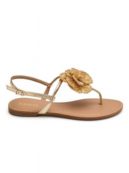 Rasteira Flor Ráfia Hanna