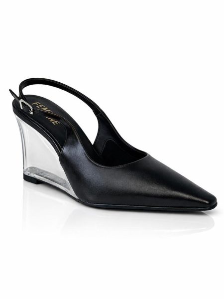 Scarpin Salto Wedge Cristal Carmem