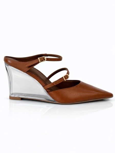 Scarpin Salto Wedge Cristal Cameron