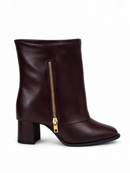 Bota Feminina Salto Bloco Capa 2x1 Maria