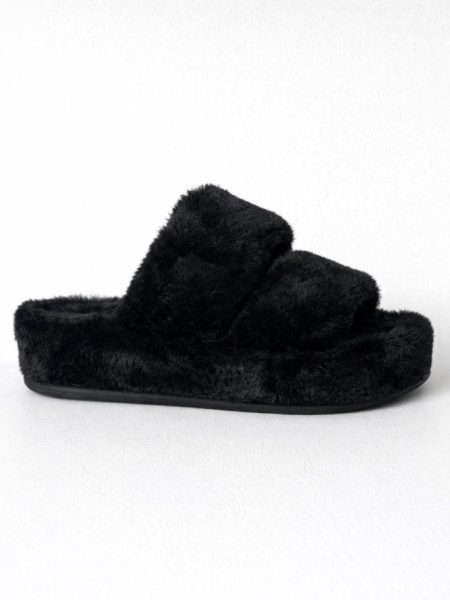 Chinelo Flatform Feminino Pelo Flow Preto