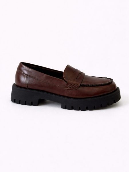 Loafer Feminino Solado Tratorado Mila Marrom