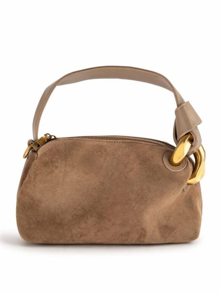 Bolsa Hilary Suede/Couro Vegano nude