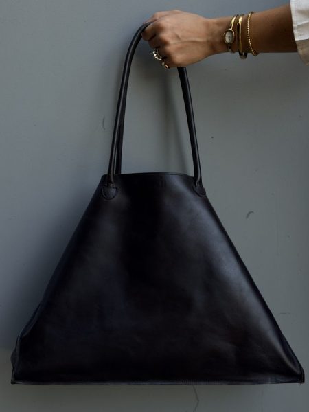 Bolsa Max Ella Couro Legítimo Marrom Escuro