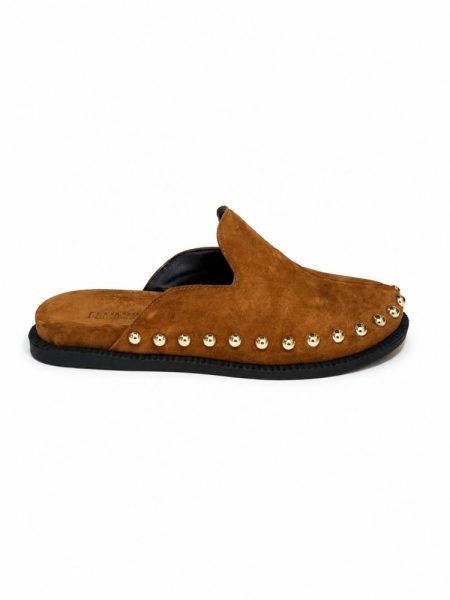 Clog Couro Original Akita Caramelo