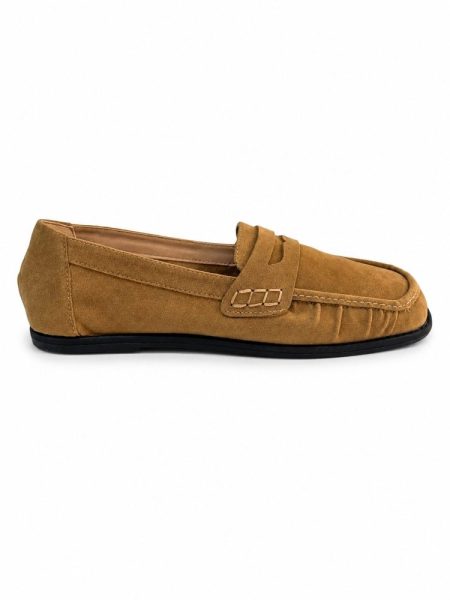 Loafer Camurça Lauren Nude