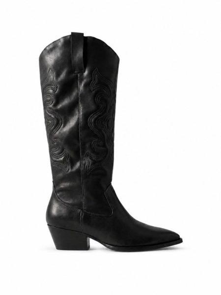 Bota Texana Cano Longo Joelyn Preta
