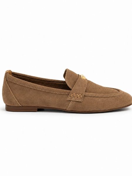 LOAFER LAUREN COURO ORIGINAL LAUREN TAUPE