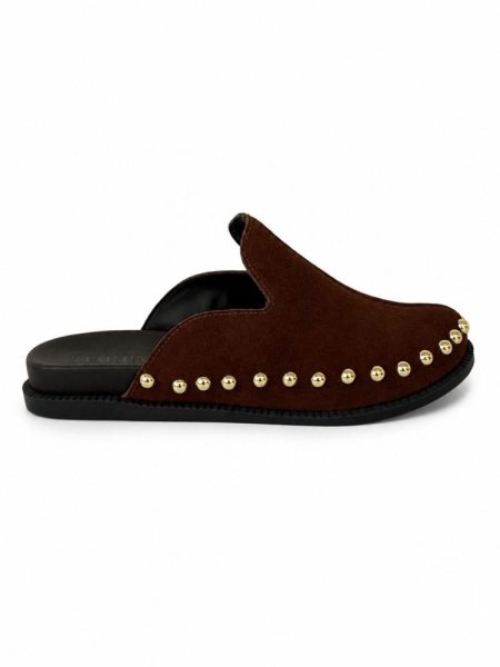 Clog Couro Original Akita Marrom