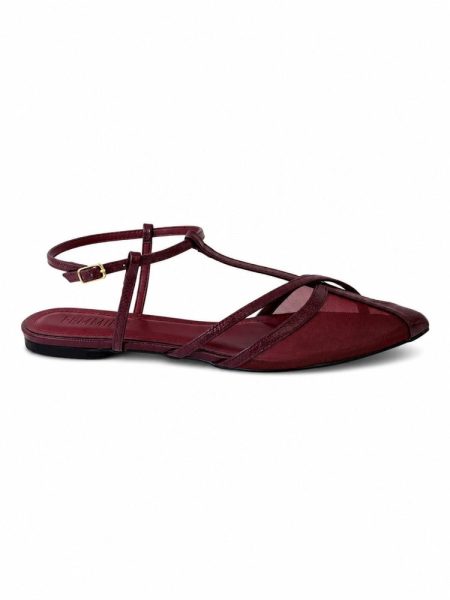 Sapatilha Slingback em Tela Rihanna Marsala